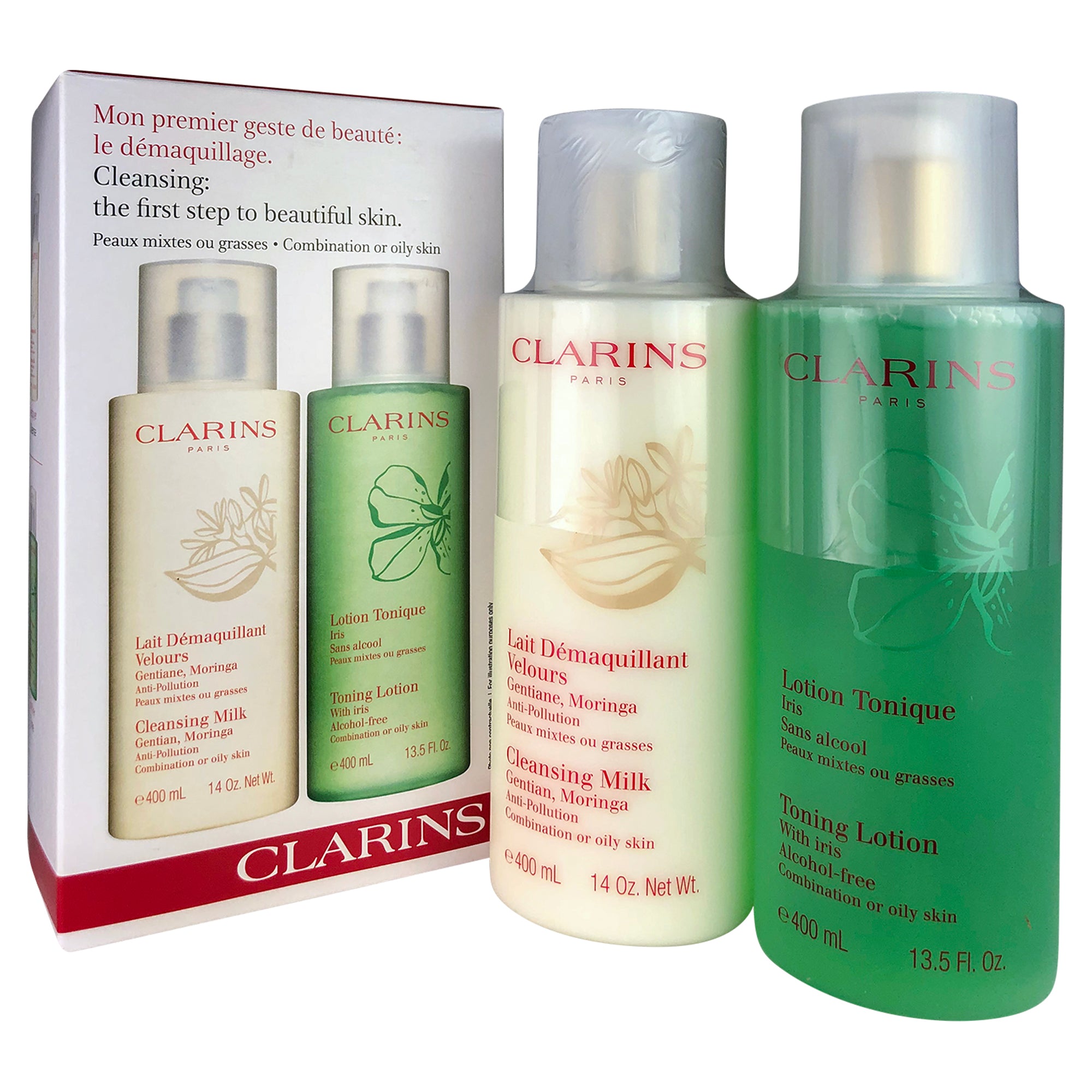 Clarins Cleansing Milk & Toning Lotion